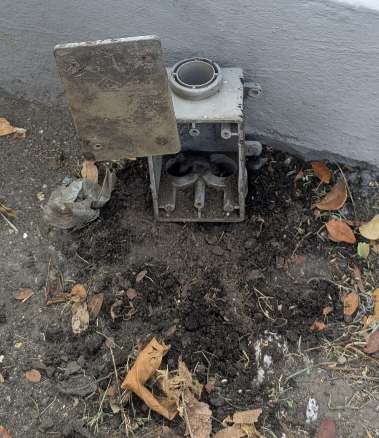 Cableado exterior previo a la corrección